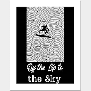 off the lip to the sky, surf girl vibes, v1 Posters and Art